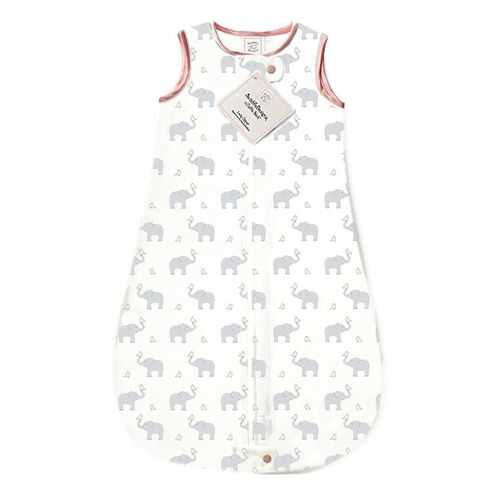 Спальный мешок SwaddleDesigns zzZipMe Sack 12-18M Flannel PP Elephant & Chickies в Кораблик