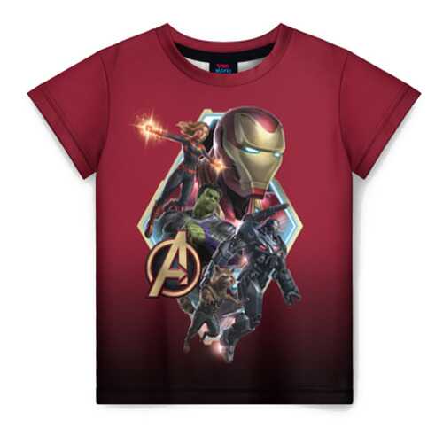 Детская футболка ВсеМайки 3D Avengers, р. 164 в Кораблик