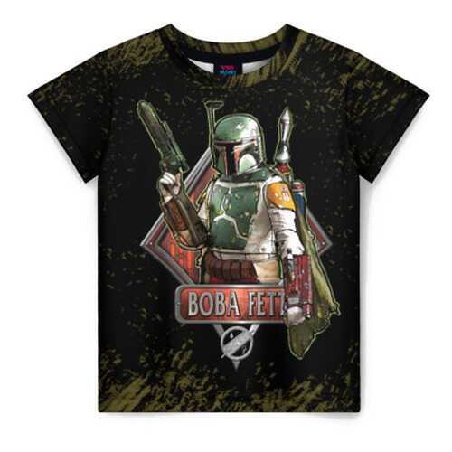 Детская футболка ВсеМайки 3D Boba Fett, размер 104 в Кораблик