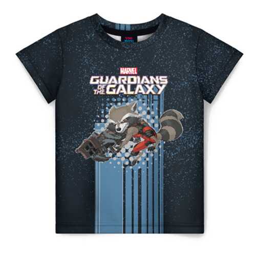 Детская футболка ВсеМайки 3D Guardians of the Galaxy, размер 164 в Кораблик