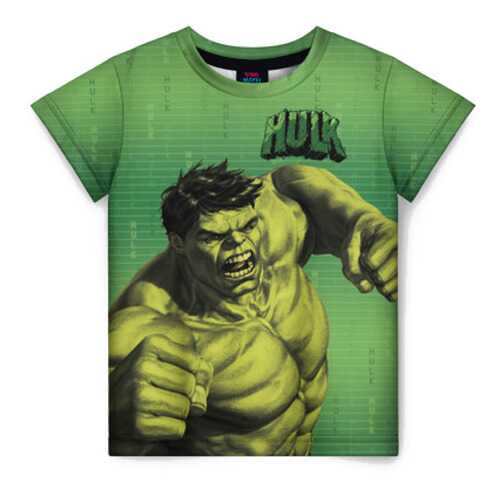 Детская футболка ВсеМайки 3D Hulk, р. 110 в Кораблик