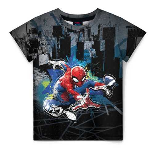 Детская футболка ВсеМайки 3D Spider-man over the city, р. 146 в Кораблик