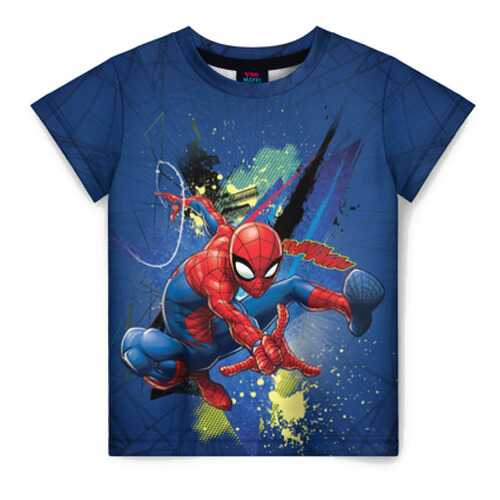 Детская футболка ВсеМайки 3D Spider-man with a spiderweb, р. 98 в Кораблик