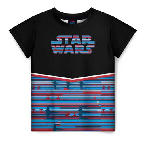 Детская футболка ВсеМайки 3D STAR WARS, размер 164 в Кораблик