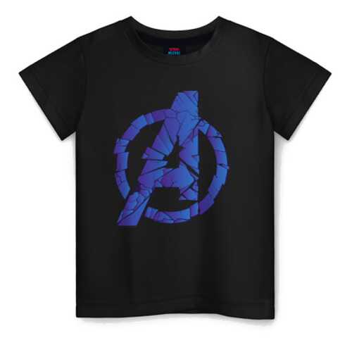 Детская футболка ВсеМайки Avengers logo blue хлопок, р. 170 в Кораблик
