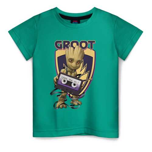 Детская футболка ВсеМайки Groot, размер 140 в Кораблик