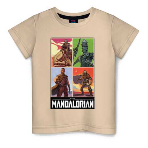 Детская футболка ВсеМайки The Mandalorian, размер 170 в Кораблик