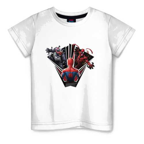 Детская футболка ВсеМайки Venom, Carnage vs Spider-man, размер 104 в Кораблик