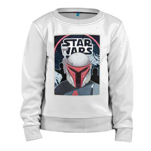 Детский свитшот ВсеМайки The Mandalorian хлопок, размер 104 в Кораблик