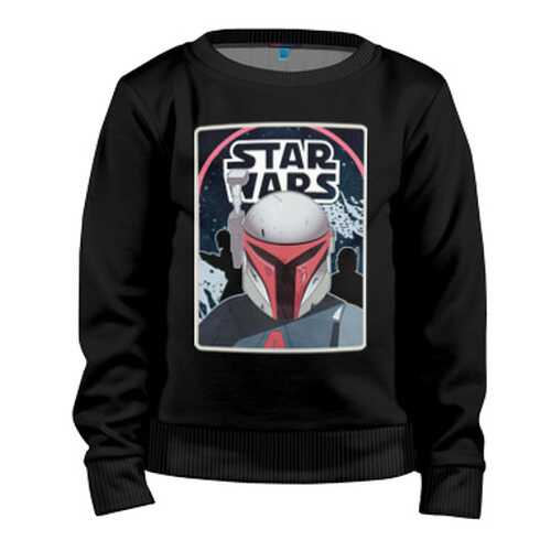 Детский свитшот ВсеМайки The Mandalorian хлопок, размер 128 в Кораблик