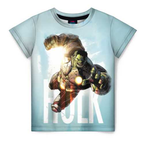 Детская футболка ВсеМайки 3D Hulk comics, р. 86 в Кораблик