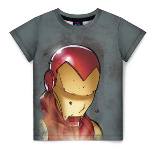 Детская футболка ВсеМайки 3D Iron Man, р. 86 в Кораблик