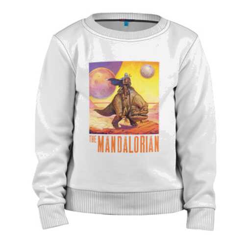Детский свитшот ВсеМайки The Mandalorian хлопок, размер 86 в Кораблик