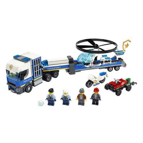 Конструктор LEGO City Police 60244 Полицейский вертолётный транспорт в Кораблик