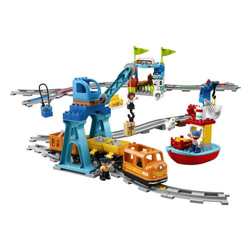 Конструктор LEGO Duplo Town Грузовой поезд 10875 LEGO в Кораблик