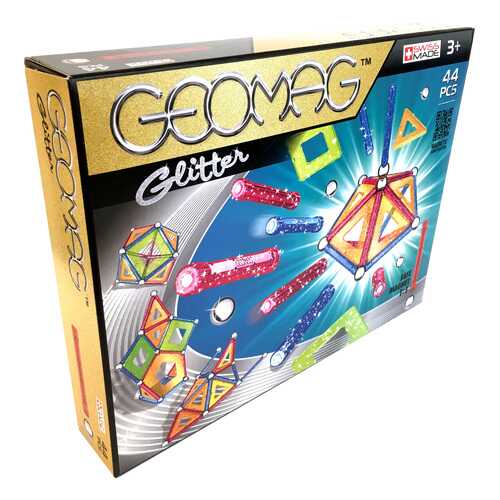 Конструктор магнитный GEOMAG Glitter 532 44 детали в Кораблик
