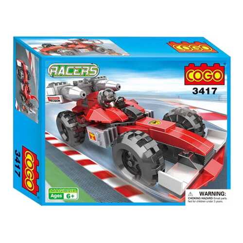 Конструктор пластиковый COGO Racers - Спортивная машина 160 деталей в Кораблик