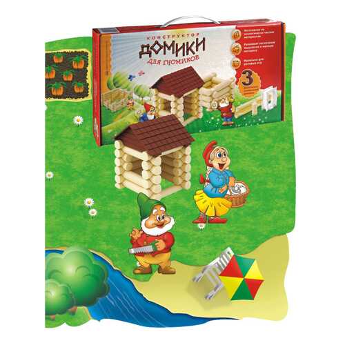 Конструктор пластиковый ЭРА Домики для гномиков в Кораблик