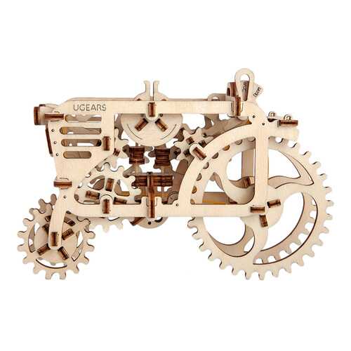 Сборная модель конструктор UGEARS Трактор в Кораблик