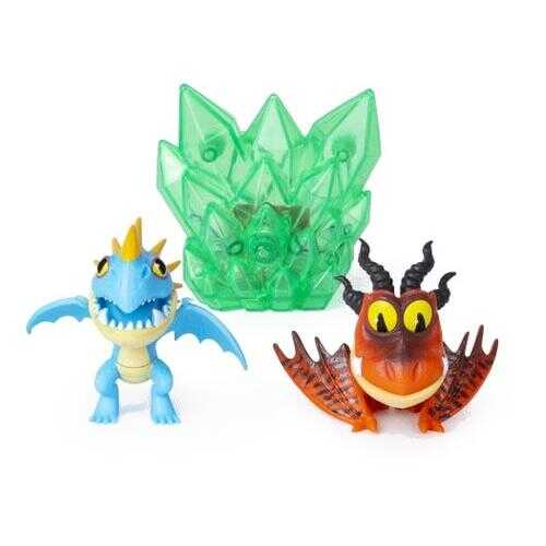 Игровой набор Dragons Dragons Громгильда и Кривоклык с люминесцентным кристаллом в Кораблик