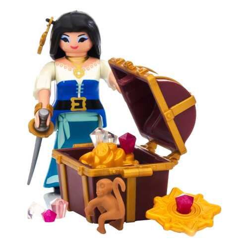 Игровой набор Playmobil Экстра-набор:Пират с сокровищами в Кораблик