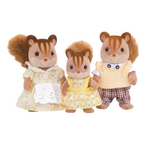 Игровой набор Sylvanian Families Семья Белок (3 фигурки) в Кораблик