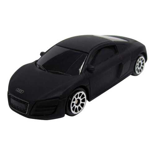 Машина металлическая Uni-Fortune 1:64 Audi R8 V10 без механизмов черный матовый в Кораблик