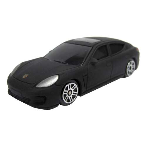 Машина металлическая Uni-Fortune 1:64 Porsche Panamera без механизмов черный матовый в Кораблик