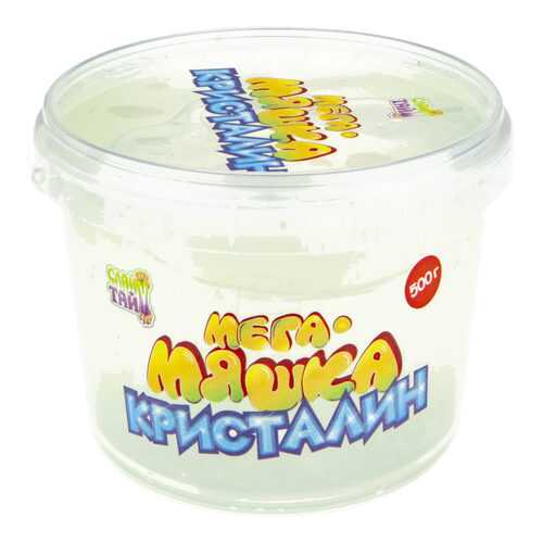 Мега-Мяшка 1TOY Кристалин прозрачная, 500 г в Кораблик