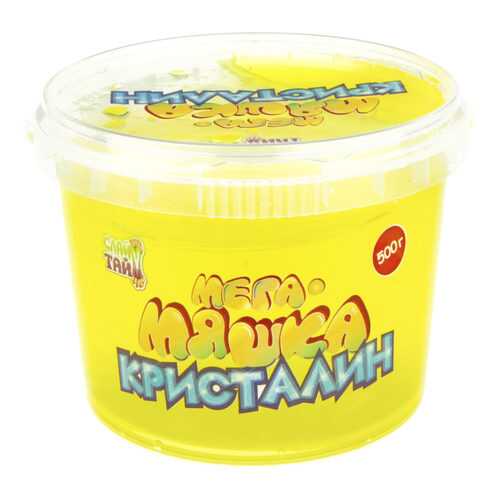 Мега-Мяшка 1TOY Кристалин желтая, 500 г в Кораблик