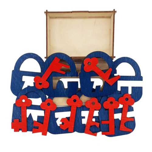TAU TOY Головоломка Замочки и ключики, набор 4, 16 деталей 6201252 в Кораблик