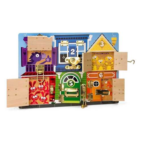 Деревянная игрушка для малышей Melissa & Doug Wooden Latches Board в Кораблик