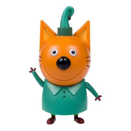 Фигурка котенок 1TOY Компот 15 см со звуком Три кота Т16182 в Кораблик