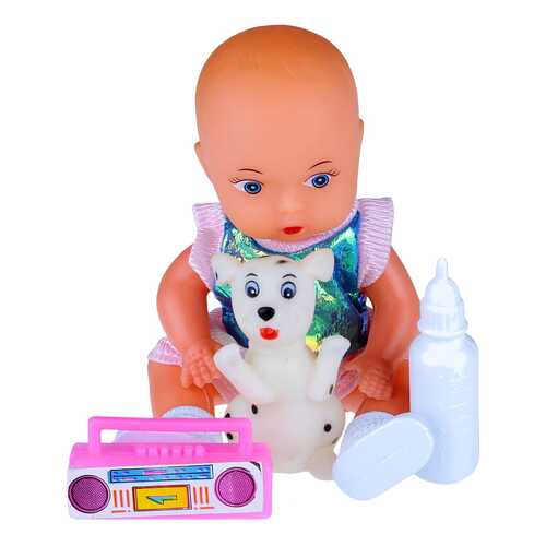 Пупс с аксессуарами в рюкзаке Shenzhen Toys, 10 см 790V в Кораблик
