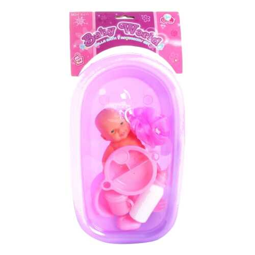 Пупс в ванночке Baby World Gratwest Д56428 в Кораблик