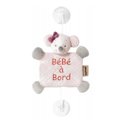 Игрушка мягкая Nattou Знак Baby on board (Наттоу) Adele & Valentine Мышка 424363 в Кораблик