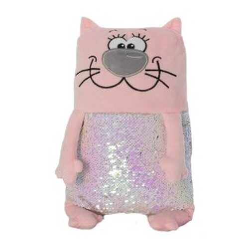 Мягкая игрушка KiddieArt Модный розовый кот, 43 см в Кораблик