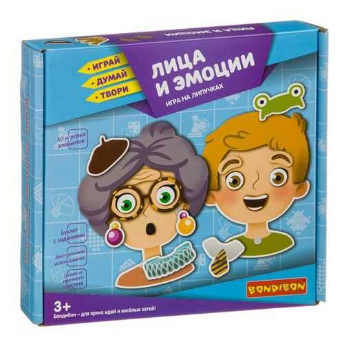 Игры на липучках BONDIBON. Лица и эмоции в Кораблик