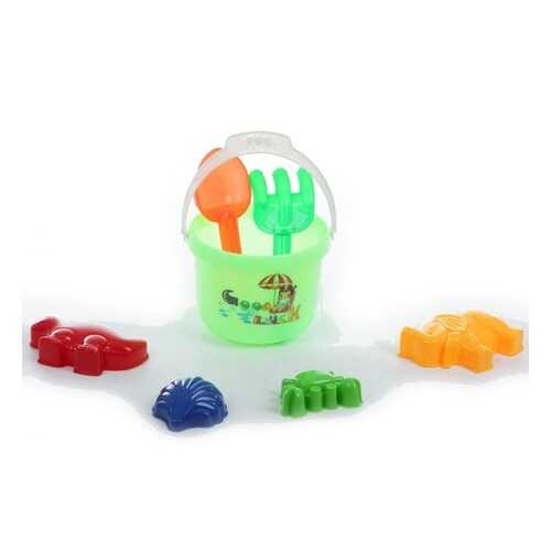 Песочный набор в сетке Shenzhen Toys 7 предметов, 16х12 см в Кораблик