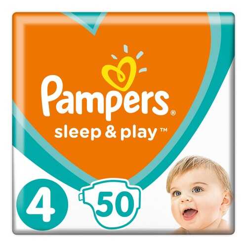 Подгузники Pampers Sleep & Play Maxi (9-14 кг) 50 шт. в Кораблик